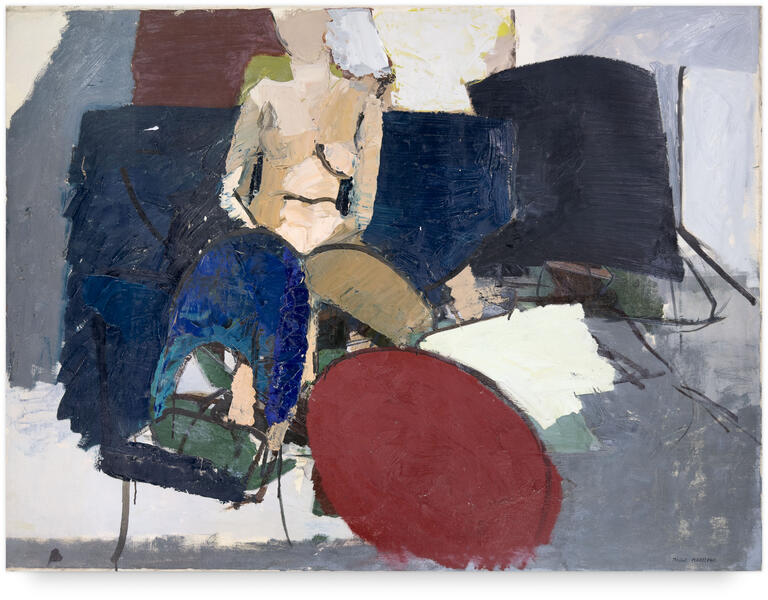 Catalogue raisonné, Michel Mousseau, Nu table rouge, circa 1965