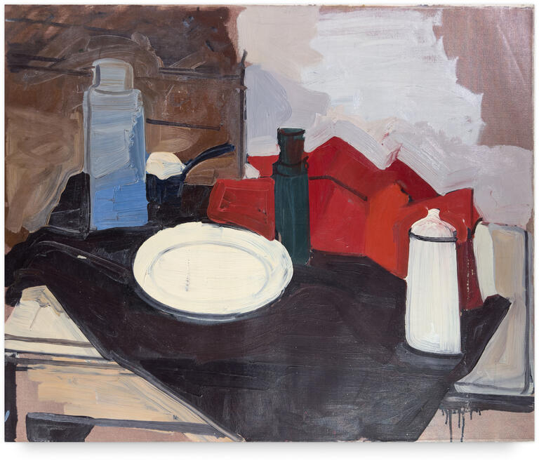 Catalogue raisonné, Michel Mousseau, Assiette blanche deux, circa 1965