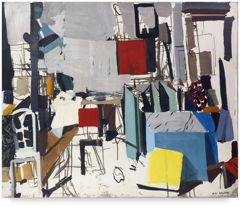 Catalogue raisonné, Michel Mousseau, Paravent, circa 1972