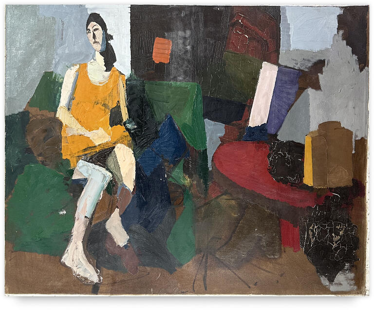 Catalogue raisonné, Michel Mousseau, La Robe jaune, circa 1962-1970