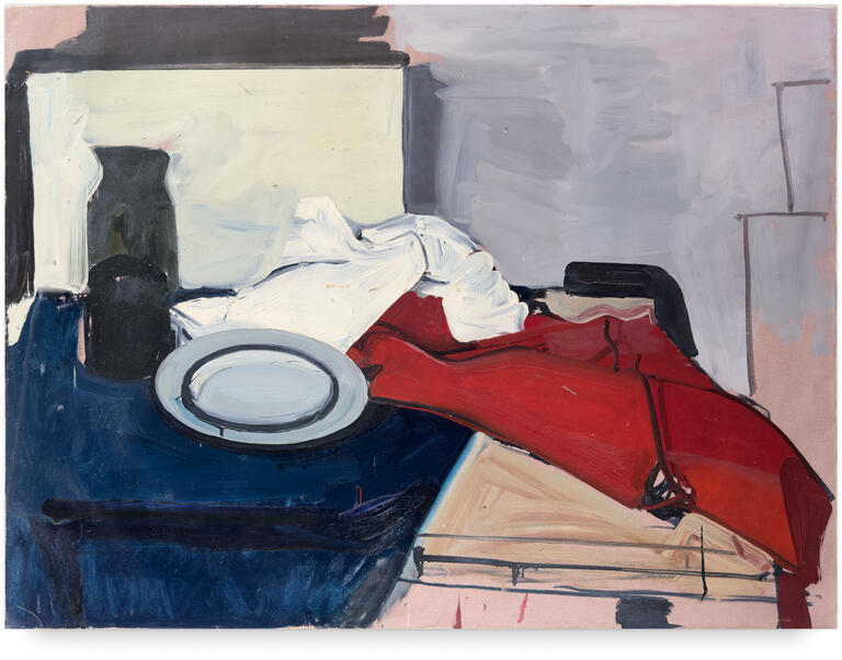 Catalogue raisonné, Michel Mousseau, Assiette et rouge, circa 1962-1970