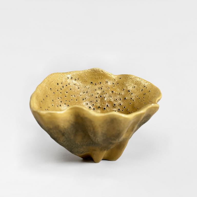 Catalogue raisonné, Pol Chambost, Sculpture en trompe l’œil d’éponge (brun). — 1957