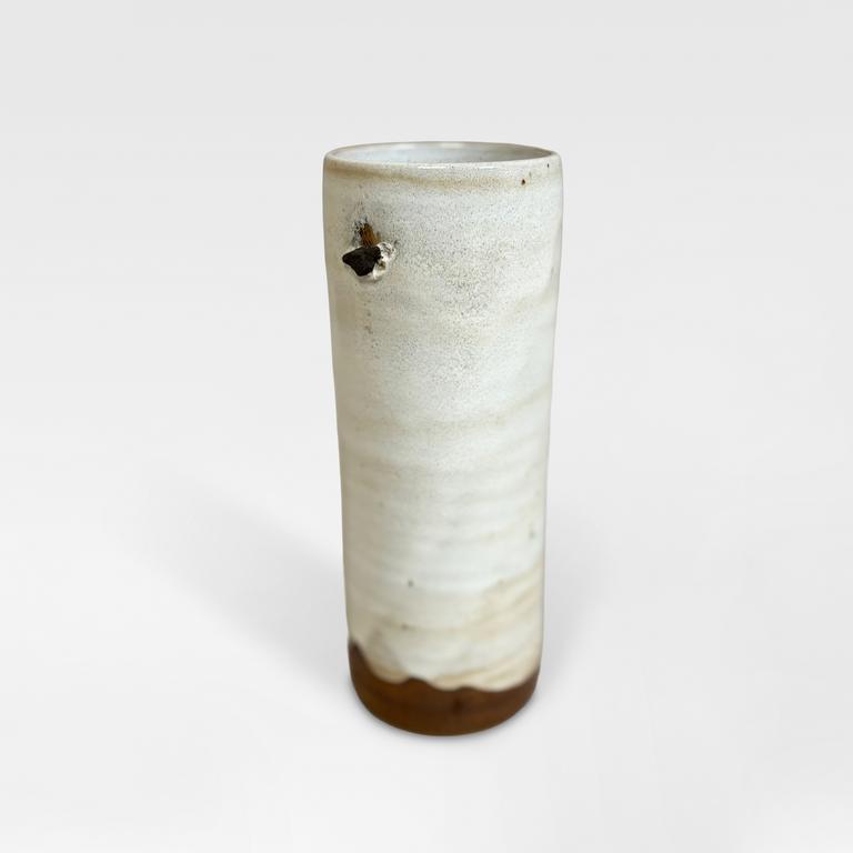 Catalogue raisonné, Pol Chambost, Vase tube (blanc). —
