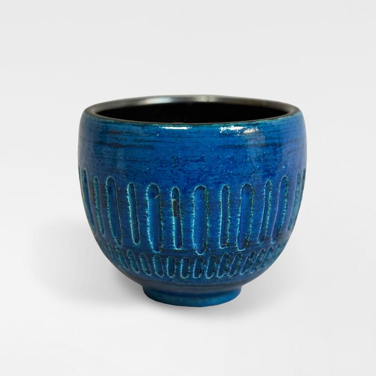 Catalogue raisonné, Pol Chambost, Pot sur talon (bleu noir). Modèle 1353 — 1965