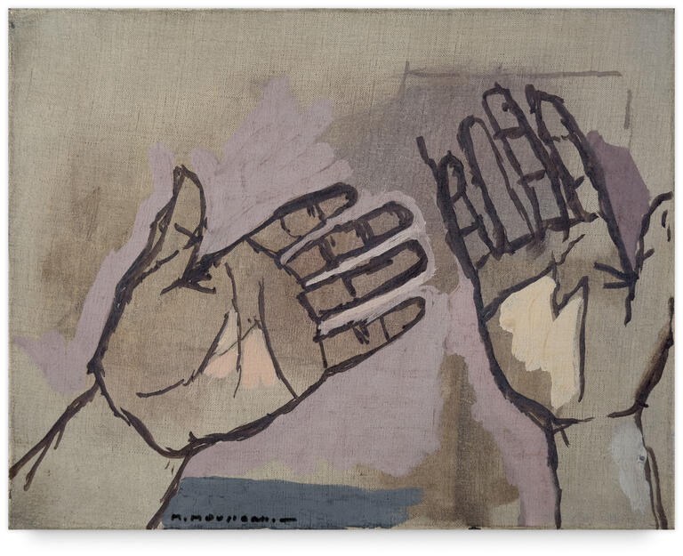 Catalogue raisonné, Michel Mousseau, Lignes de la main, circa 1980