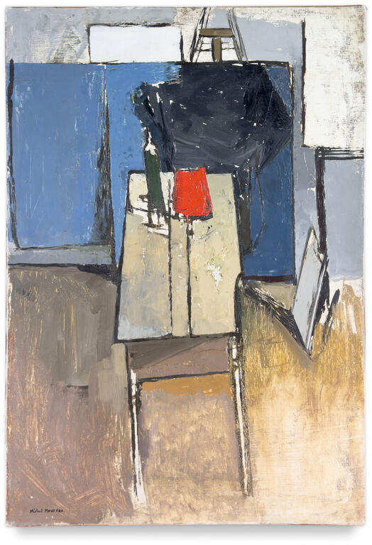 Catalogue raisonné, Michel Mousseau, Le tableau au pot rouge, circa 1957