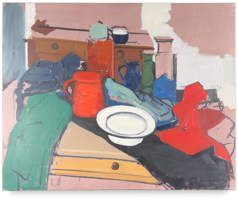 Catalogue raisonné, Michel Mousseau, Assiette blanche, circa 1965