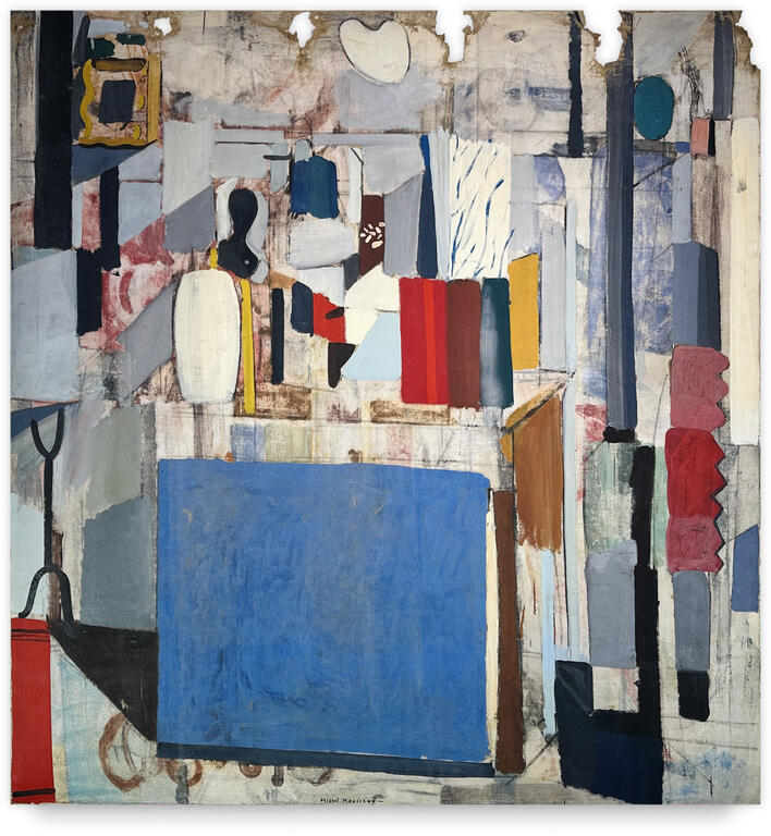 Catalogue raisonné, Michel Mousseau, … Bleu, circa 1972