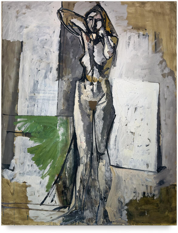 Catalogue raisonné, Michel Mousseau, Nu toile blanche, 1968