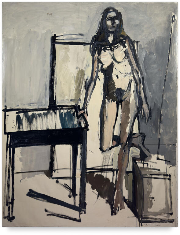 Catalogue raisonné, Michel Mousseau, Nu table noire, circa 1965