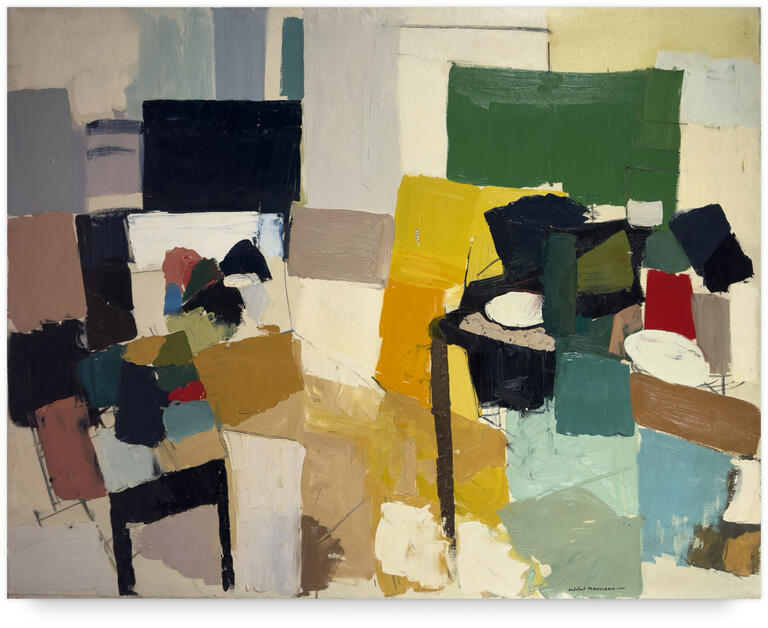 Catalogue raisonné, Michel Mousseau, Table palette, circa 1963