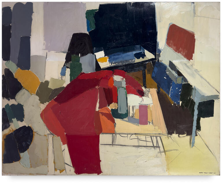 Catalogue raisonné, Michel Mousseau, Trois tables, circa 1963