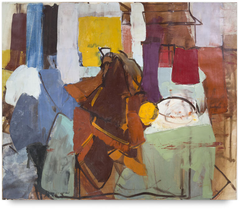 Catalogue raisonné, Michel Mousseau, Buffet bleu, circa 1968