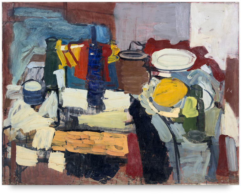 Catalogue raisonné, Michel Mousseau, Bouteille bleue, circa 1968