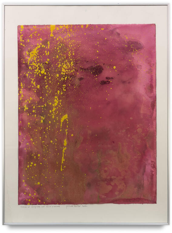 Catalogue raisonné, Patrick Baillet, Paysage rouge et jaune n°1, 2022