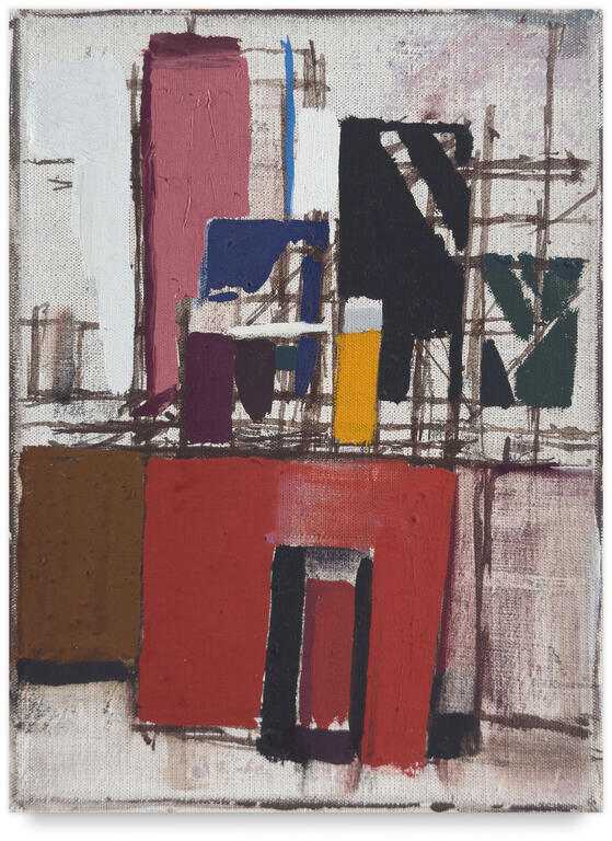 Catalogue raisonné, Michel Mousseau, pigment orange, circa 1990