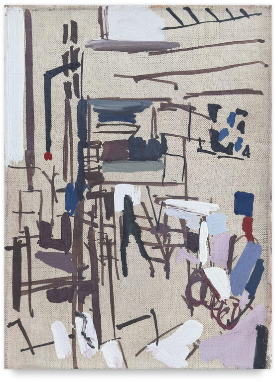 Catalogue raisonné, Michel Mousseau, Nappe blanche, circa 1978