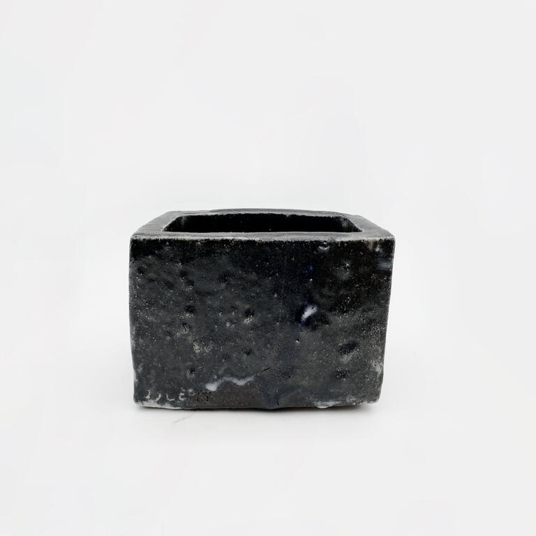 Catalogue raisonné, JJ Lerat, Rectangle noir (cendrier), 1951