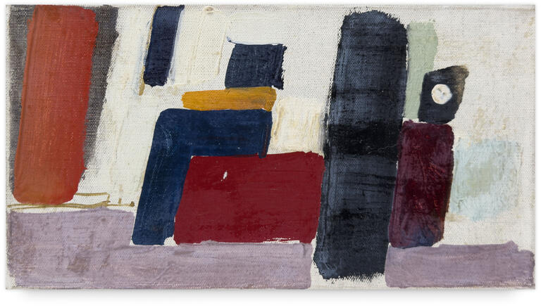 Catalogue raisonné, Michel Mousseau, Bleu, Rouge, circa 1980