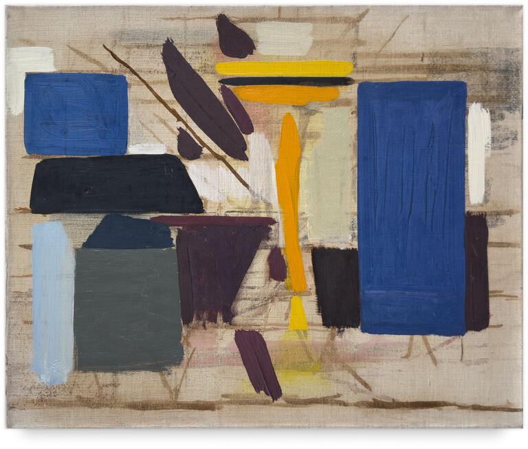 Catalogue raisonné, Michel Mousseau, rectangle Bleu, circa 1987