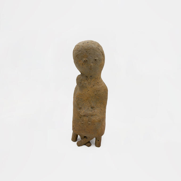 Catalogue raisonné, Jean & Jacqueline Lerat, Femme assise avec enfant, 2003