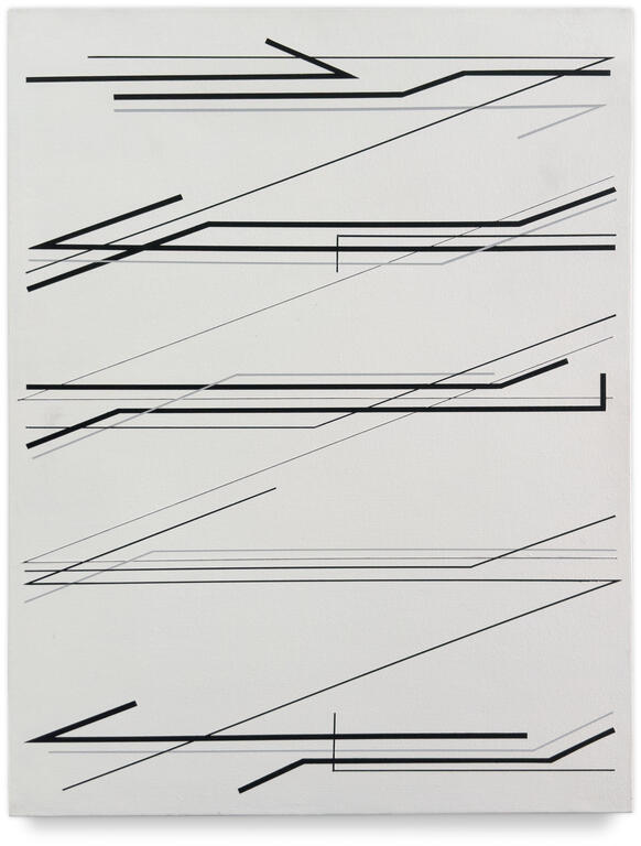 Catalogue raisonné, Henri Prosi, LIGNES BRISÉES — 1990