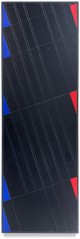 Catalogue raisonné, Henri Prosi, ANGLES ROUGE BLEU — 1989