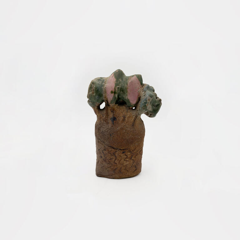 Catalogue raisonné, Jean & Jacqueline Lerat, Végétation verte et rose. 1975.