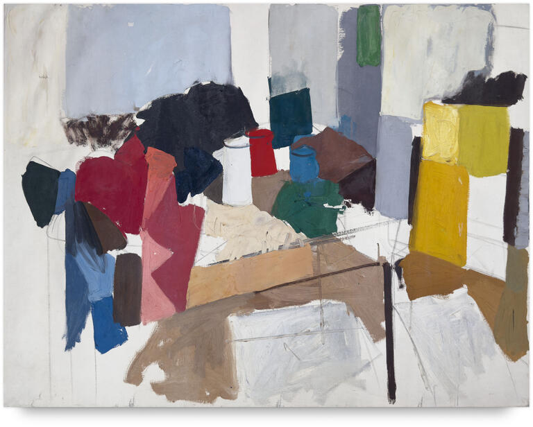 Catalogue raisonné, Michel Mousseau, Rouge jaune blanc, circa 1965