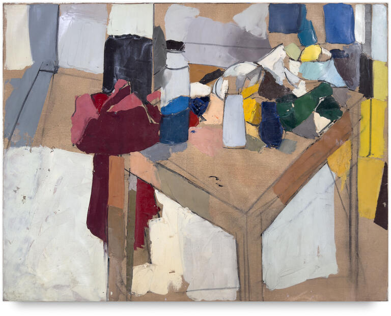 Catalogue raisonné, Michel Mousseau, Table et gris, circa 1965
