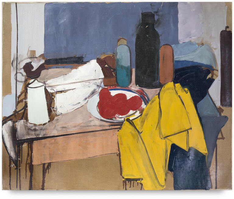 Catalogue raisonné, Michel Mousseau, Tissus, jaune, circa 1960