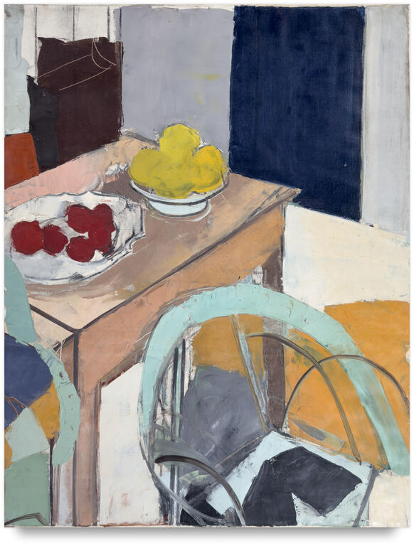 Catalogue raisonné, Michel Mousseau, Fruits jaunes et rouges, circa 1960