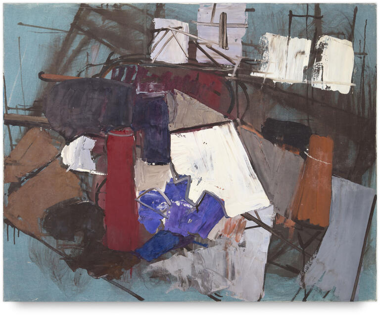 Catalogue raisonné, Michel Mousseau, Blanc au centre, circa 1958