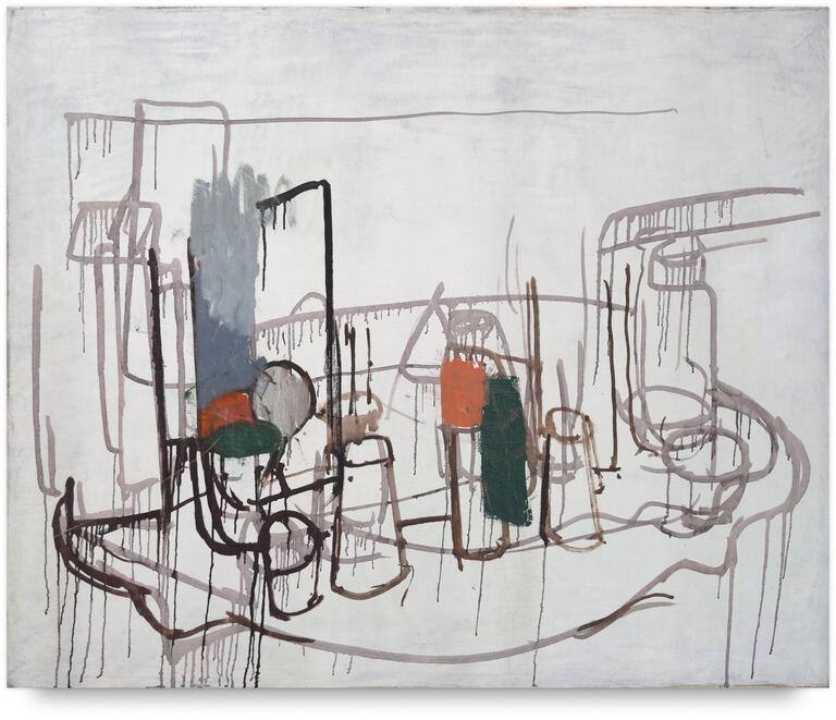 Catalogue raisonné, Michel Mousseau, Tracé 3, circa 1965
