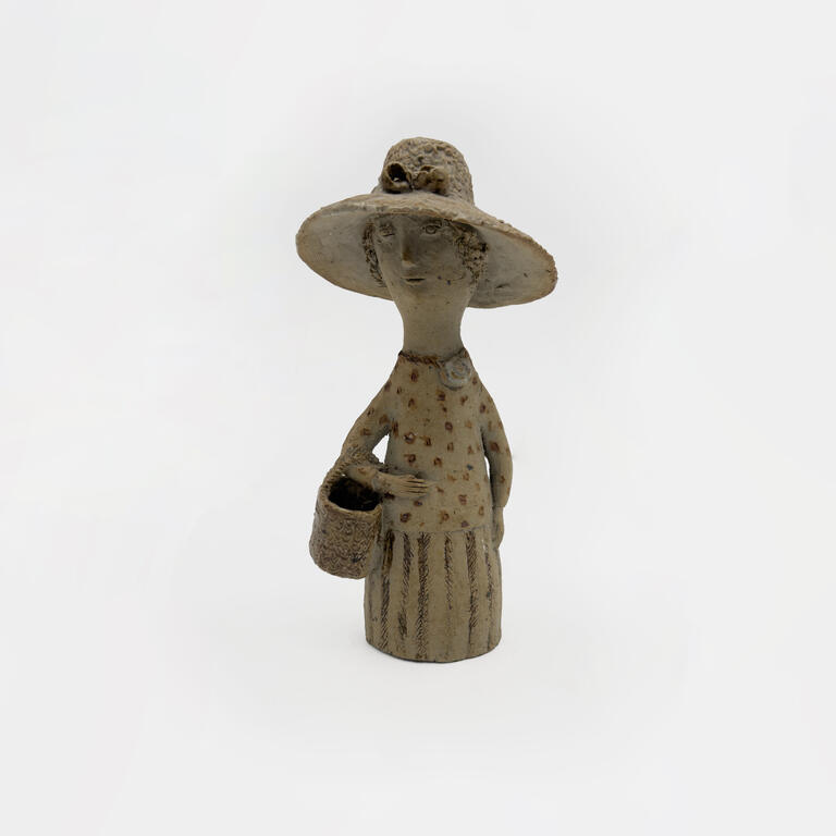 Catalogue raisonné, Jean & Jacqueline Lerat, Femme au chapeau avec un nœud, 1970