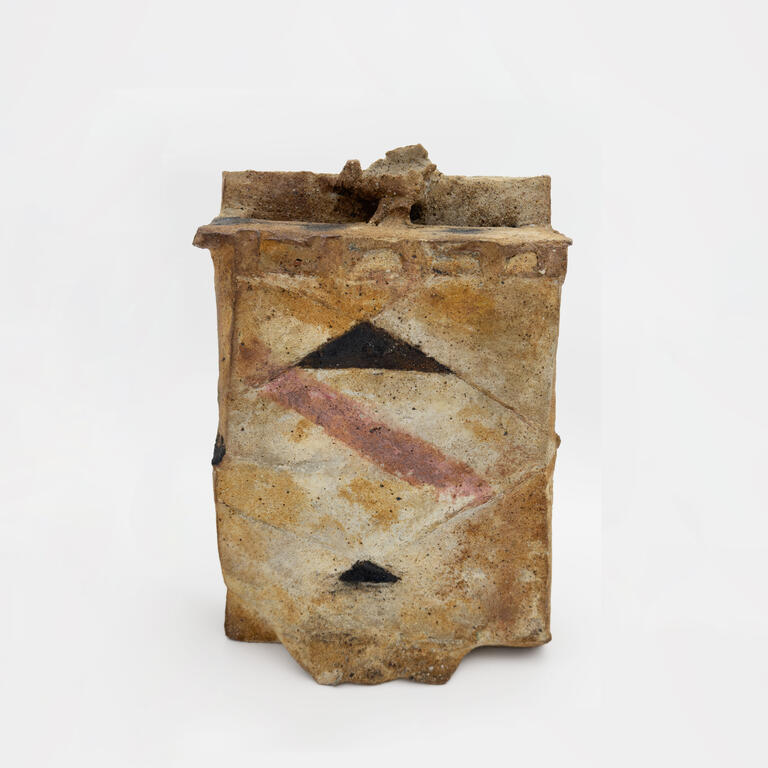Catalogue raisonné, Jacqueline Lerat, Deux triangles noirs, 1975