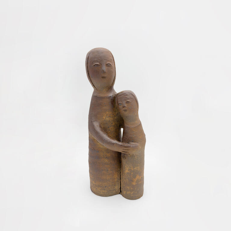 Catalogue raisonné, Jean Lerat, Femme et enfant debout, 1957