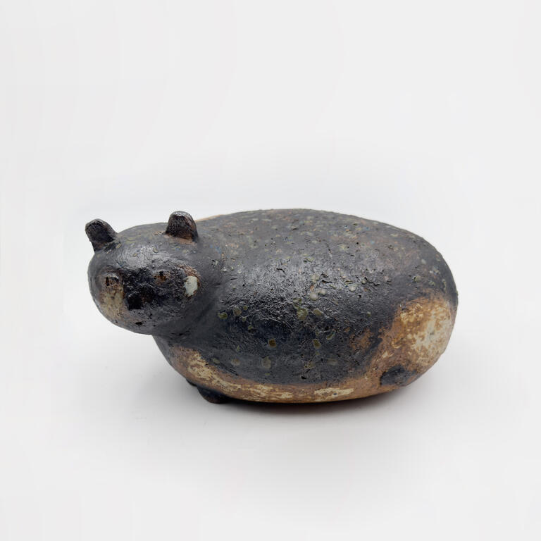 Catalogue raisonné, Jean Lerat, Chat noir endormi, 1964