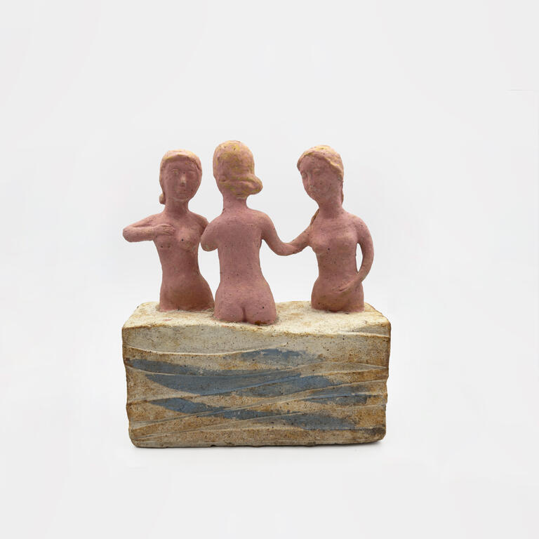 Catalogue raisonné, Jean & Jacqueline Lerat, Trois baigneuses, 1980