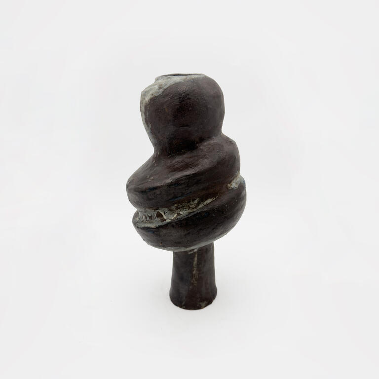 Catalogue raisonné, Jean & Jacqueline Lerat, Deux collerettes noires, 1970