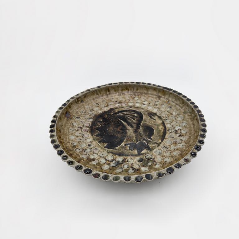 Catalogue raisonné, Jean & Jacqueline Lerat, Coq noir (plat), 1948