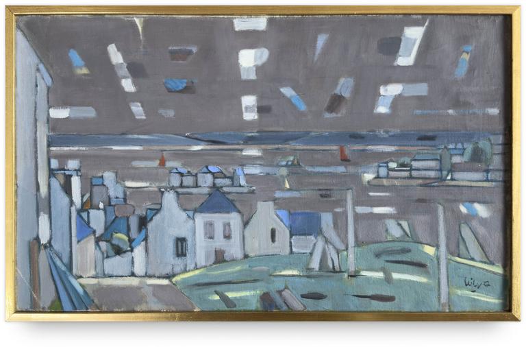 Catalogue raisonné, Hans Seiler, Vue sur le port, 1957