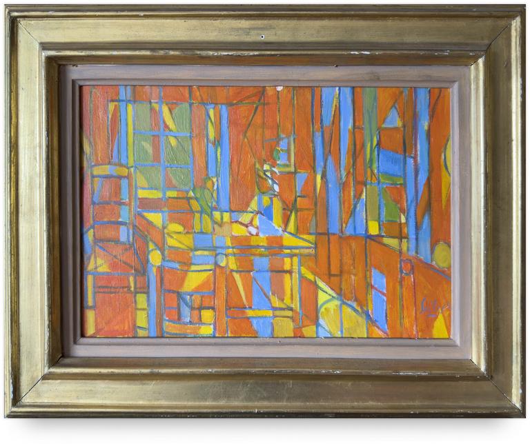 Catalogue raisonné, oeuvre de l'artiste Hans Seiler - Intérieur rouge II, 1946