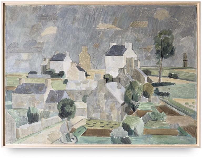 Catalogue raisonné, oeuvre de l'artiste Hans Seiler - Village breton, 1938
