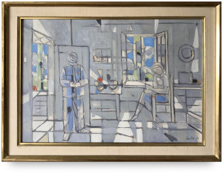 Catalogue raisonné, Hans Seiler, Intérieur gris clair, 1957