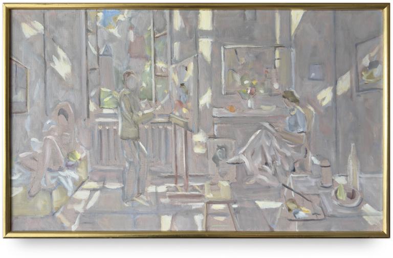 Catalogue raisonné, oeuvre de l'artiste Hans Seiler - L'atelier (rose), 1980
