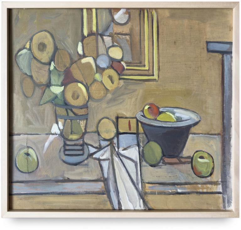 Catalogue raisonné, oeuvre de l'artiste Hans Seiler - Nature morte au saladier, circa 1942