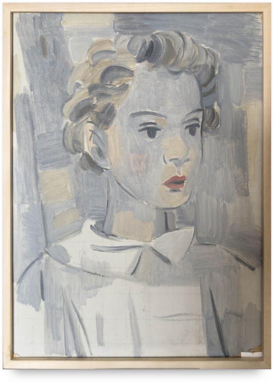 Catalogue raisonné, oeuvre de l'artiste Hans Seiler - Petite fille en chemise de nuit