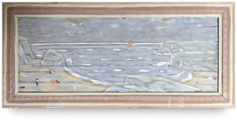 Catalogue raisonné, Hans Seiler, La Plage de Donant, circa 1953