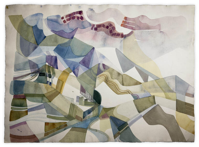 Catalogue raisonné, Adolphe Deville, Nuages violets 